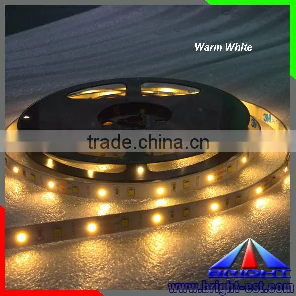 DC12V Super Bright Double Color 60led CCT Dimmerable flexible 3528 led strips with CE ROHS IP20 IP65