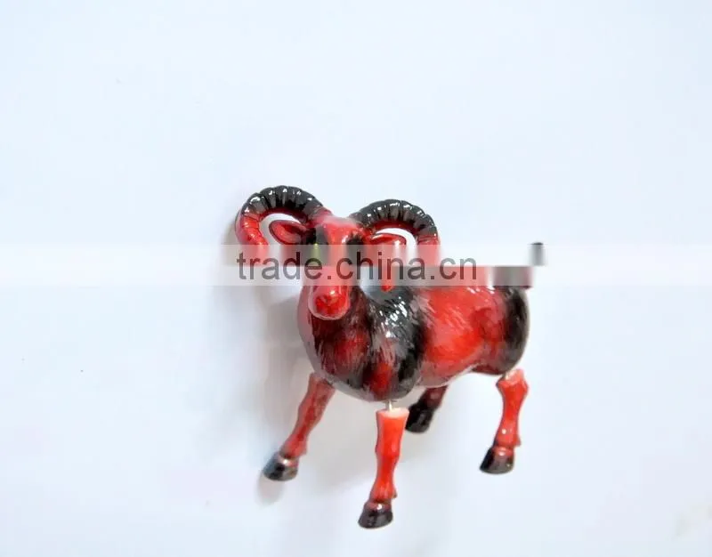 4 inch New Design Goat Magnets for Fridge, Plastic Fridge Magnets for Tourism