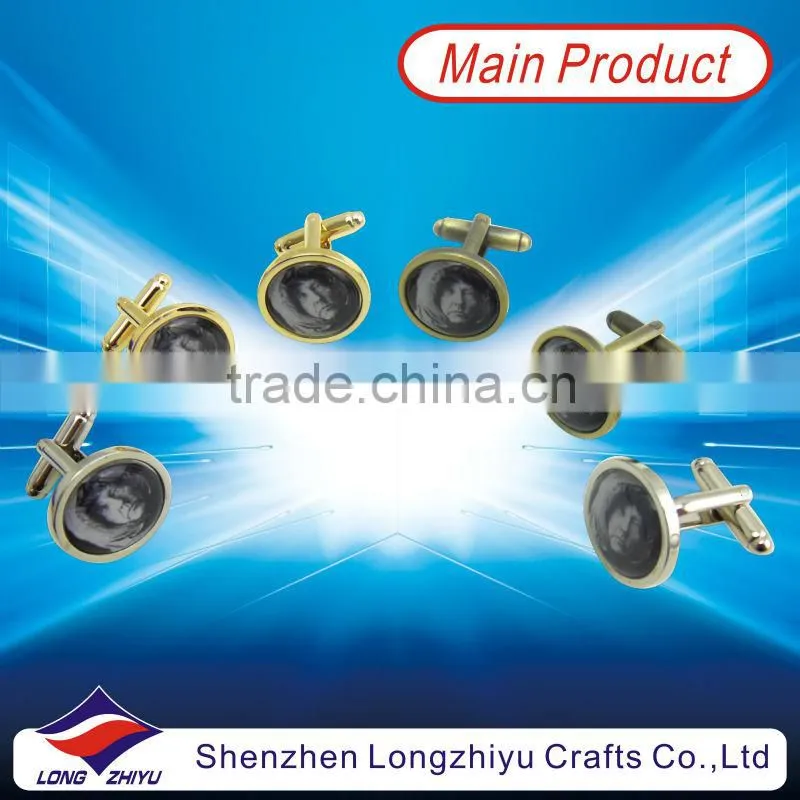 China Supplier Fabric Knot Cufflinks crystal cufflinks