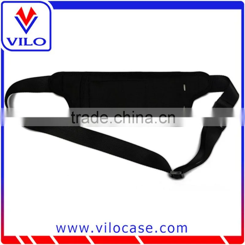 one pockets running Belt with Clear PVC Window waist bag