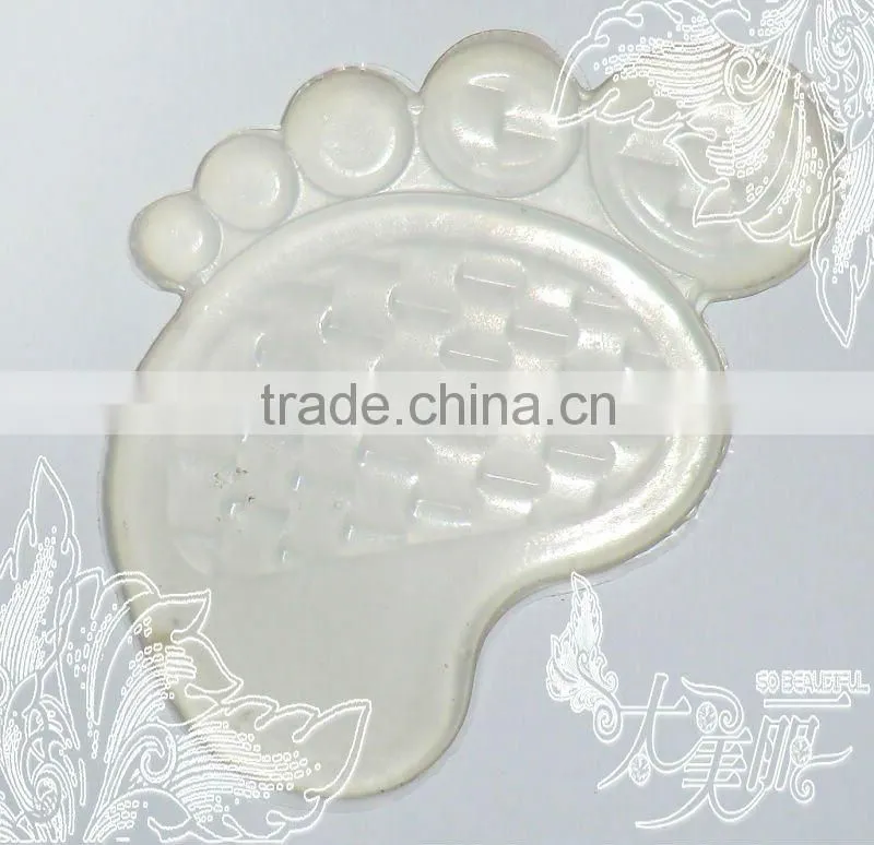 adhesive cute silicone gel shoe pads for ladies