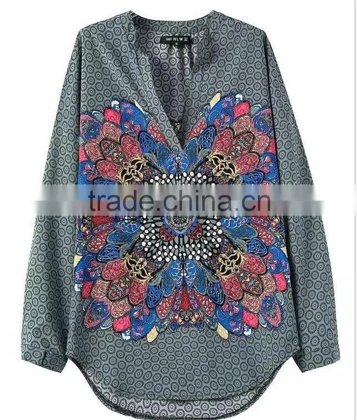 High Quality Wholesale Customaize Free Size Beach Kaftan Moroccan Tunic