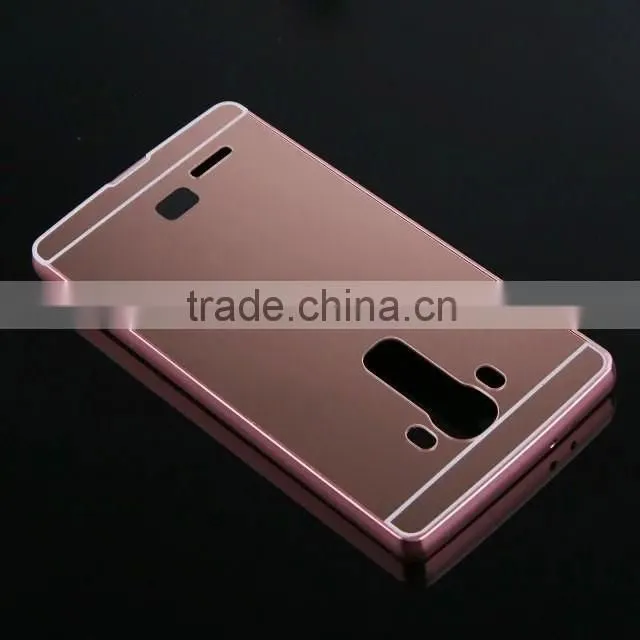 Hot Selling Metal Aluminum Mirror Bumper Mobile Phone Case Cover For LG G4
