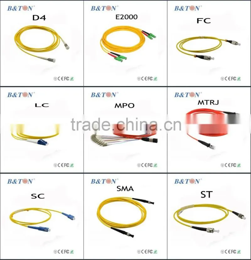 Multimode duplex 50/125 LC-SC Fiber Optic Patch cord