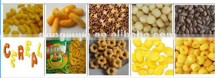Hot Sell Stainless Steel Electronic Small Scale Corn Snack Making Machine
