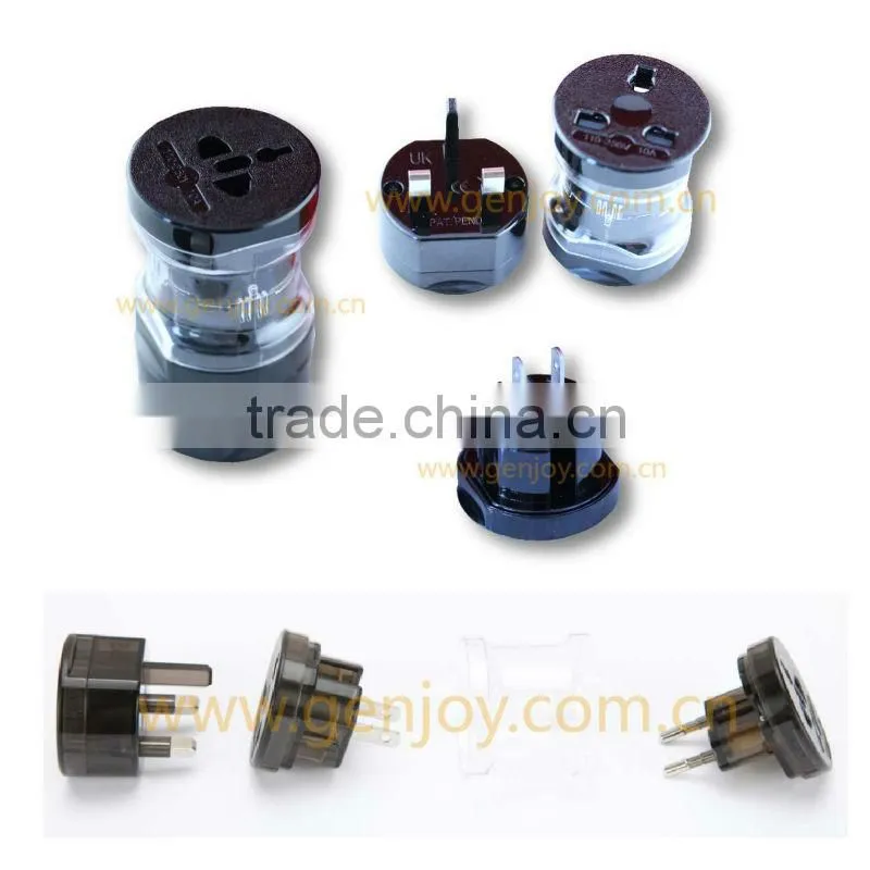 Exclusive outlet size universal universal travel adaptor usb charger with ce rohs fcc electrical switch socket