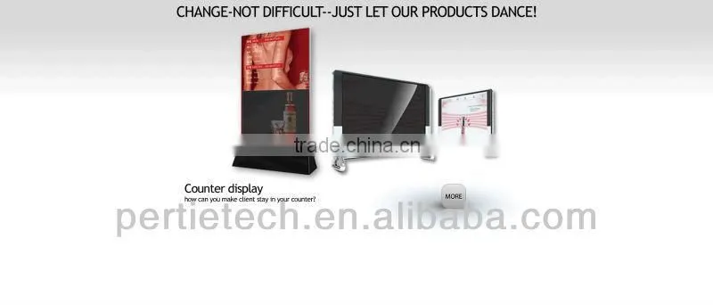 inserting epaper display Menu Board holder promotion advertisement for led wall screen