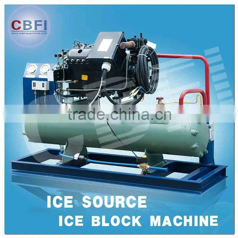 flexible pipe installation easy to move block ice plant