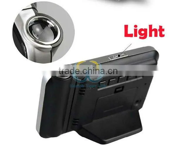 Weather temperature Station LCD Projection Alarm Clock