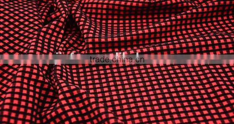 Jiufan Textile Hot Sale Polyester Spandex Ponte Roma Flocking Fabric For Garment Stock Lot