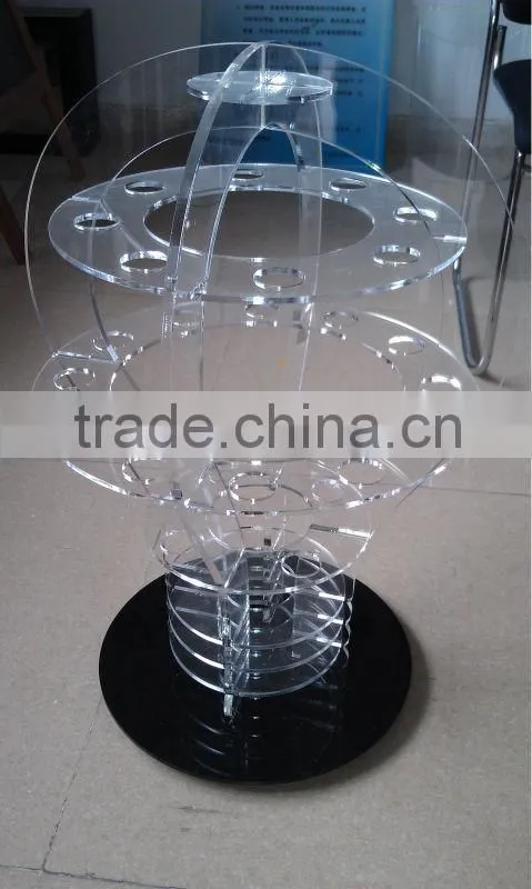 Transparent Crystal Acrylic Jewelry Display Cases