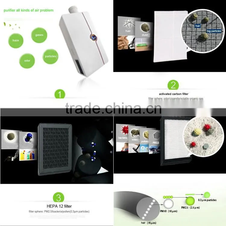 hot activated carbon filter air purifier ozonizer