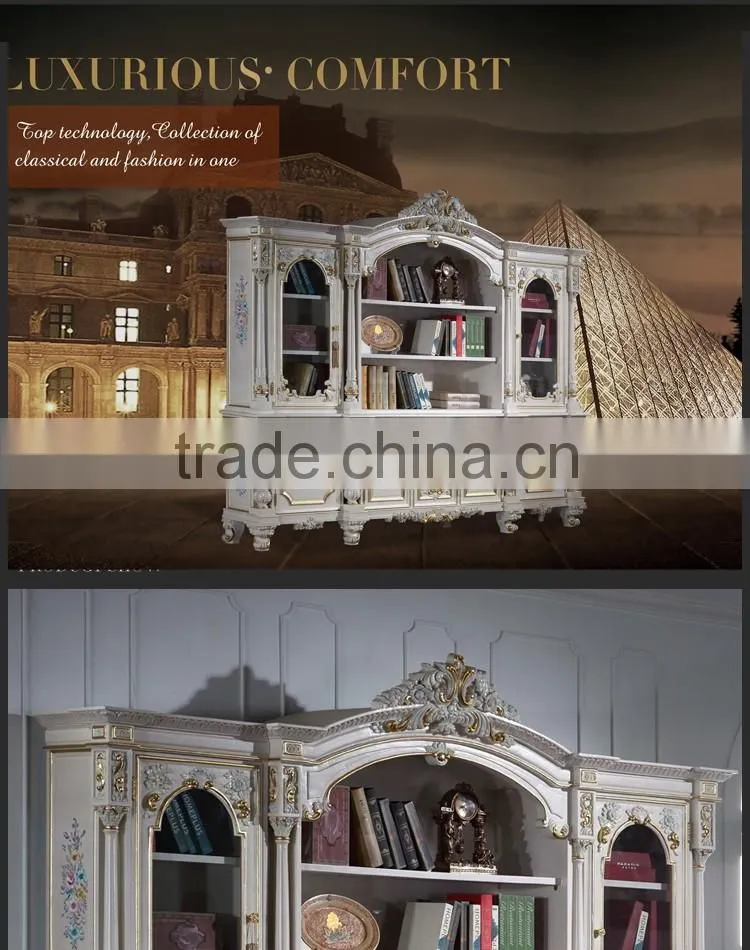 French style furniture-French home office furniture bookcase