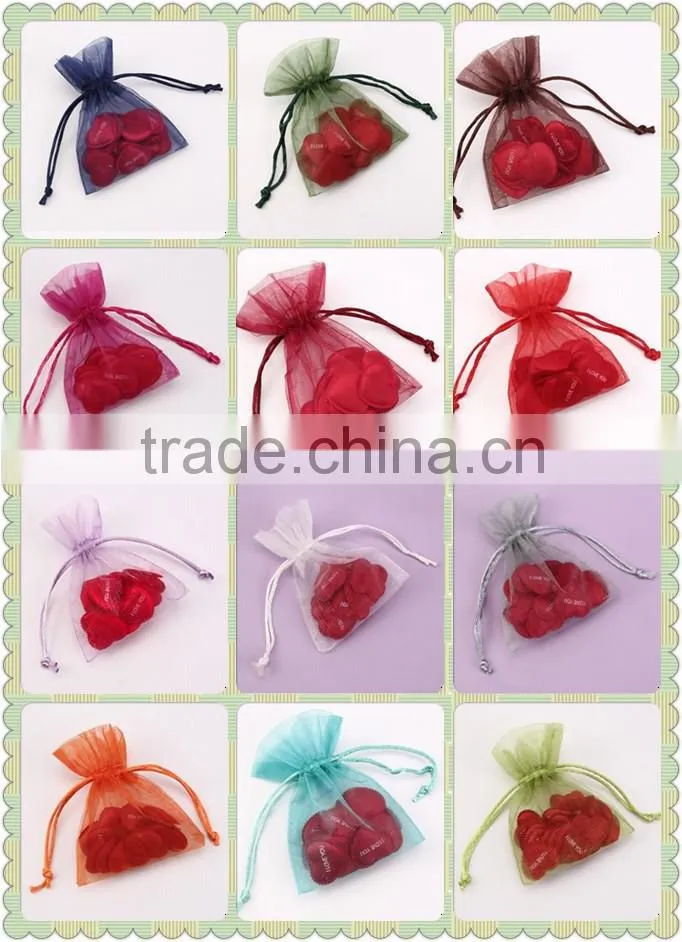 Fabric Printing Pouch,organza pouch,organza jewelry bag,organza bag