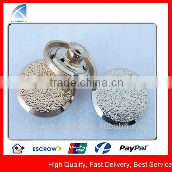 YX5143 Custom Flat Top Metal Buttons for Blazers