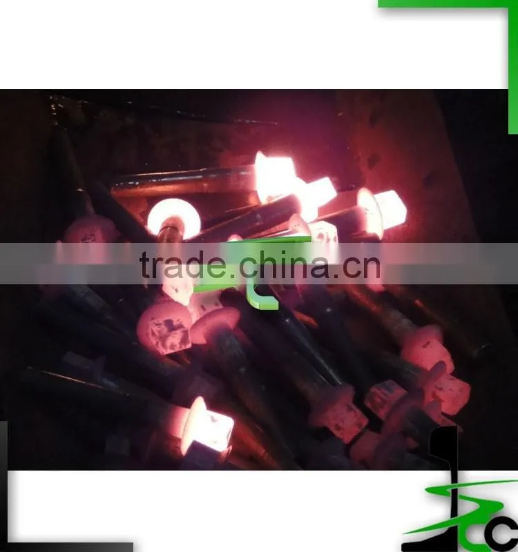Galvanized lag screws/railway track components