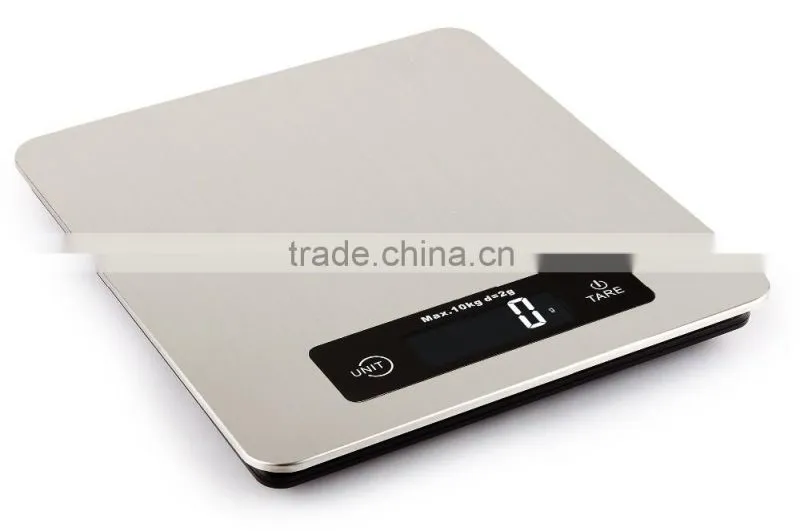 New design 10 KG food scale digital kitchen stainless steel smart weigh kitchen scale