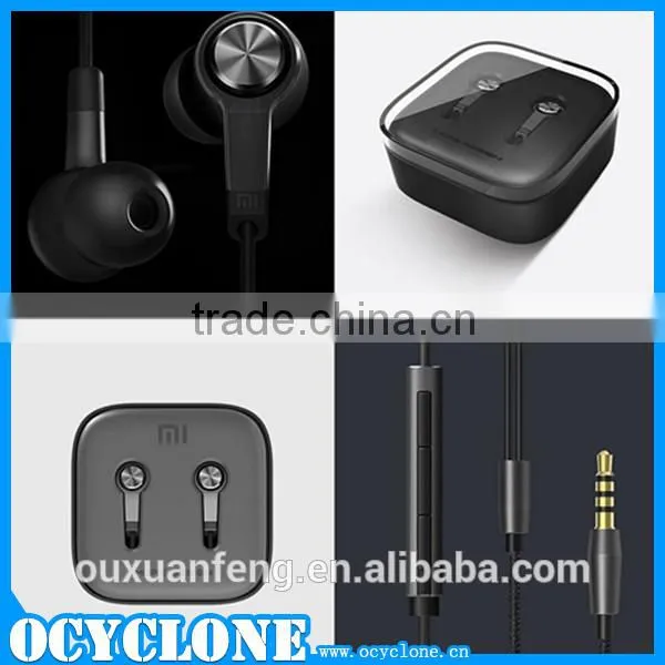 Newest design xiaomi brand piston3 with micro and volume control genuine earphone