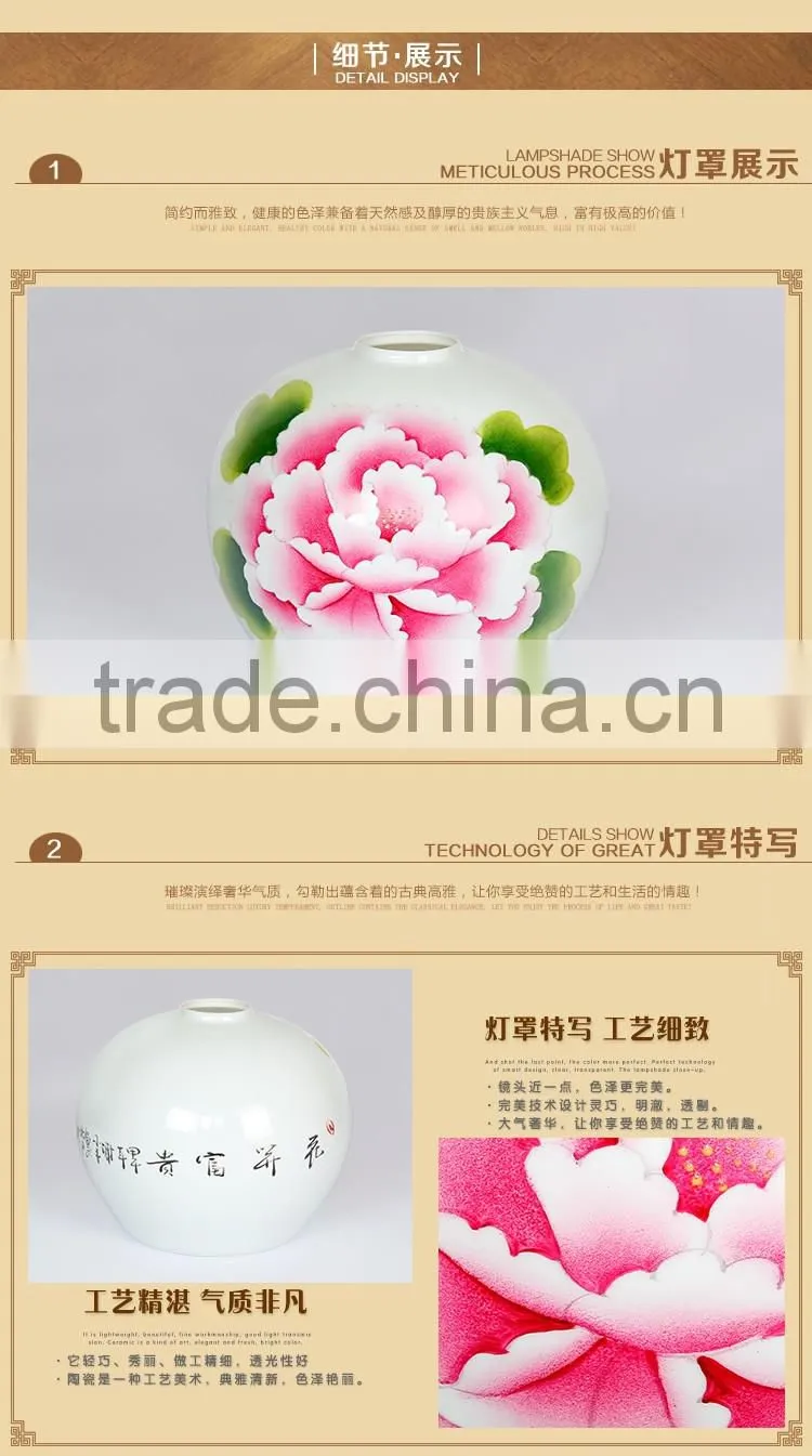 Fancy Ceiling Lights for Interior Lighting decoration ceiling light Wood ceramic lamp