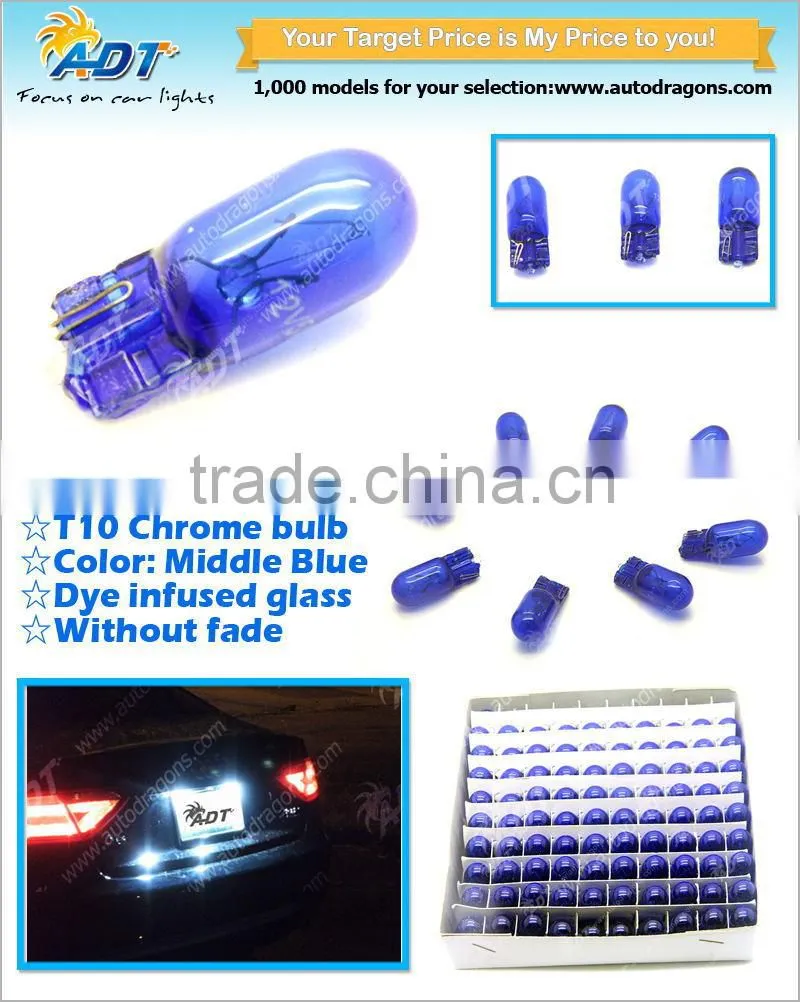 T10 194 W5W 147 chrome led bulb for interior light