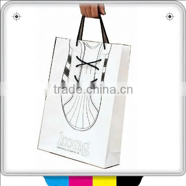 packing logo paper bag shopping