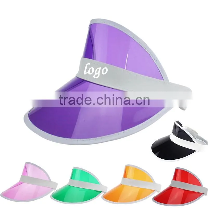 Costum Cheap Plastic Sun Visor Cap