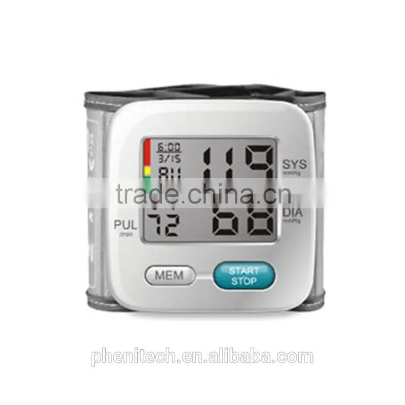 Blood pressure monitor wrist type with bluetooth function