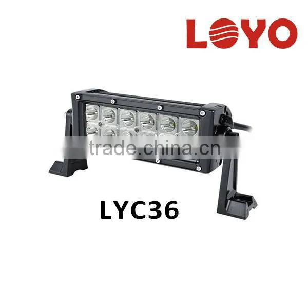 2014 LOYO 36W LED Light Bar off road heavy duty, indoor, factory,suv military,agriculture,marine,mining led work light bar