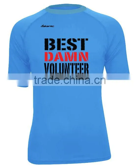 Womens Basic Blue Short Sleeve Tshirt