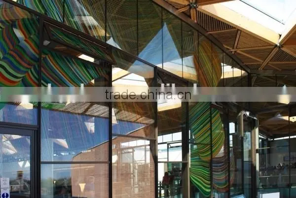 Colored Printed Glass Decorative Exterior Glass Wall Panels