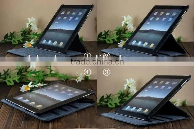 PU leather notebook case for iPad 2