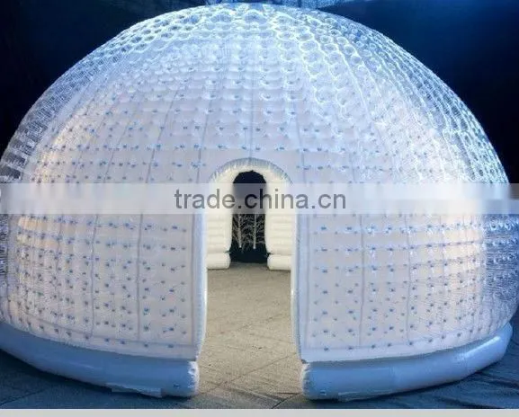 inflatable bubble tent double layer