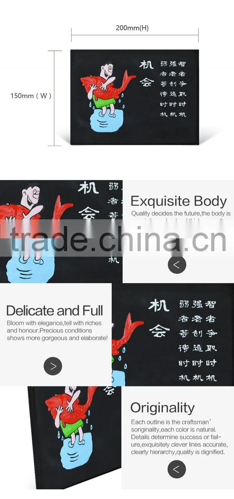 Wholesale art minds wood crafts decoration pieces