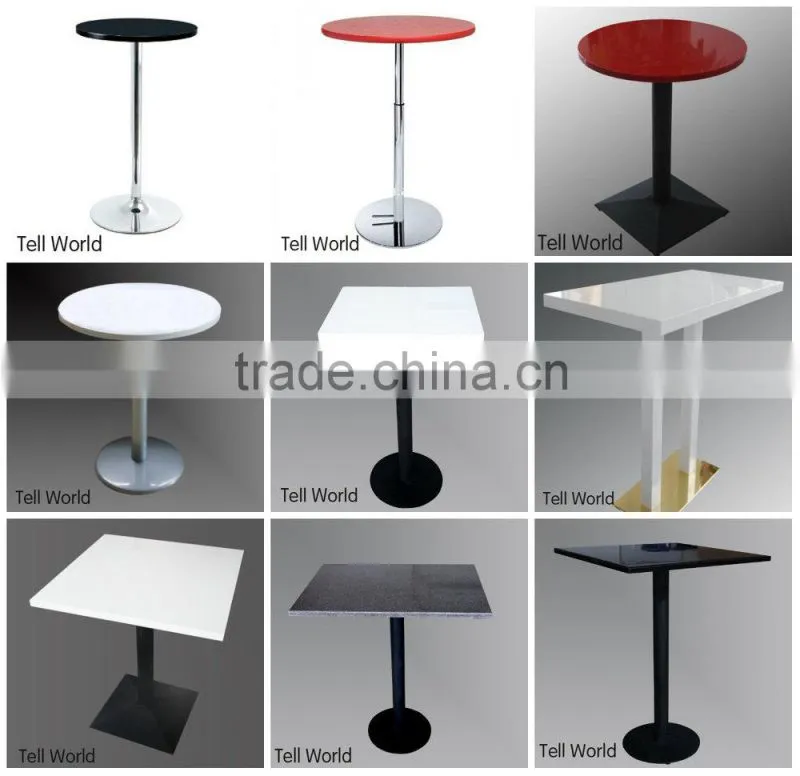 TW modern high glossy high bar table
