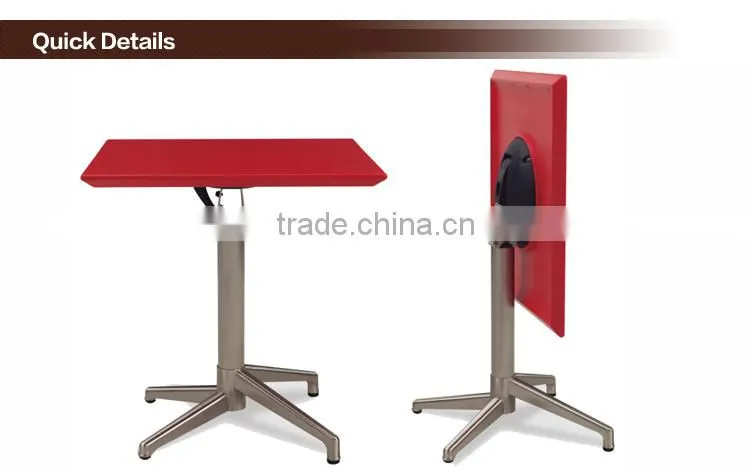 Plastic folding table
