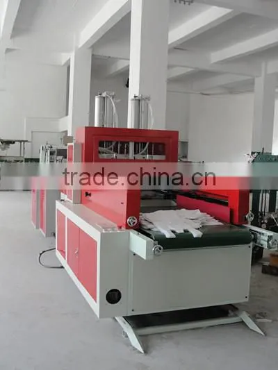 two-line t-shirt bag making machine automatic