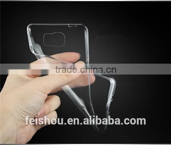 Factory Outlet Soft Transparent Clear TPU Case for Samsung Galaxy S6 G9200