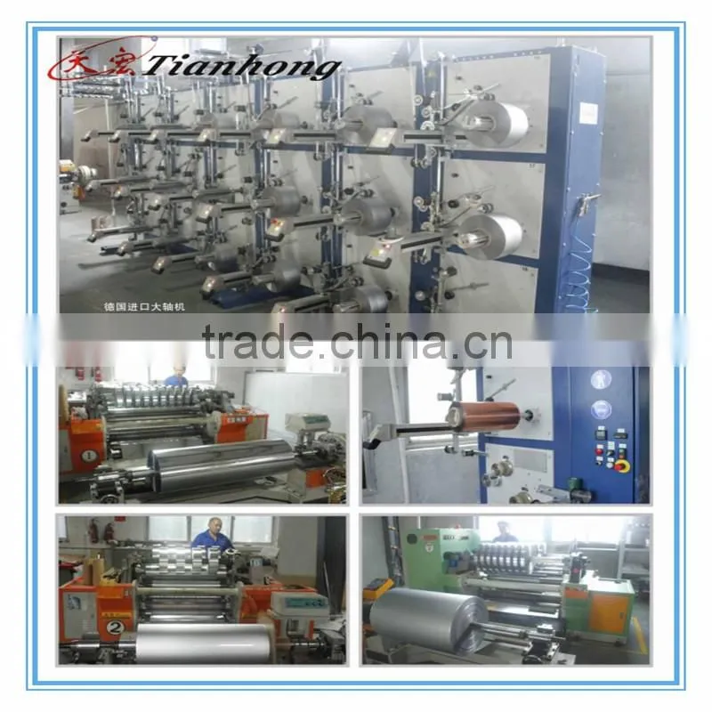 PET Material and Metallized Film Type PET aluminizing film Jumbo Roll