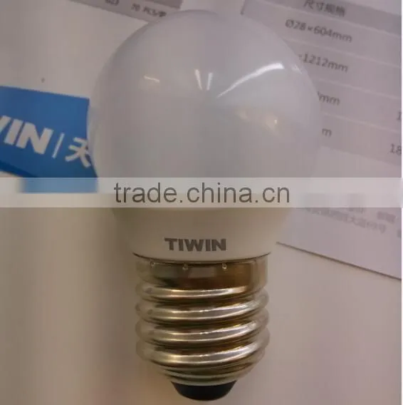 TUV GS APPROVED 3W 5700k E27 LED Bulb Light