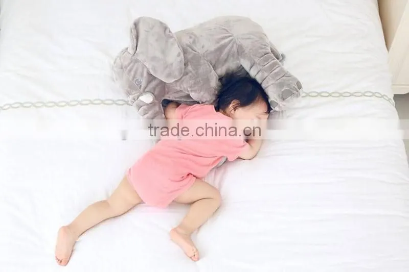 Hot Style Children's Elephant Doll/ Elephant Back Cushion Pillow WeiDang Super Soft Plush Toys Elephant Baby Pillows Waist
