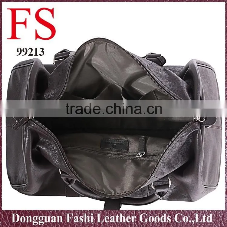 fashinable Multi-function 100% genuine leather business men travel bags