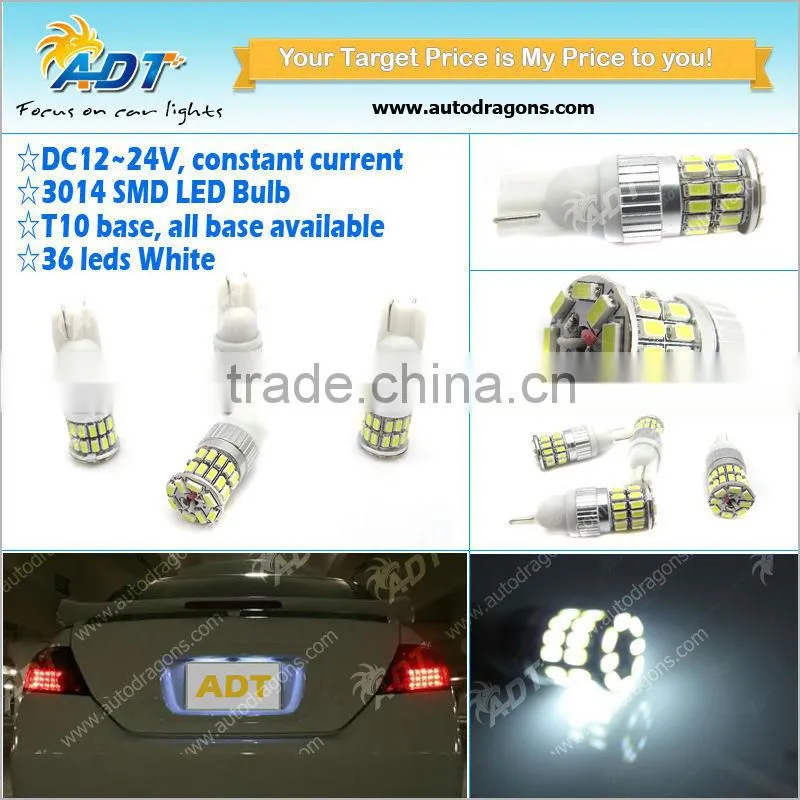 Easy installation 36 SMD 3014 T10 LED Bulbs