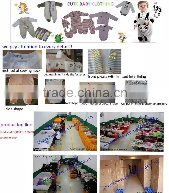 Wholesale girl Newborn baby clothing romper set for 2013