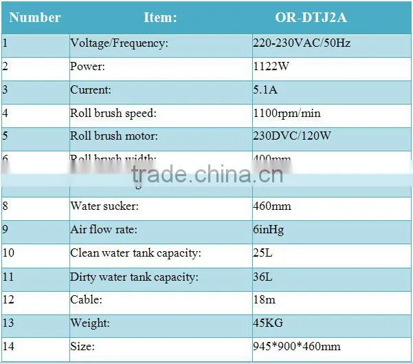 High quality DTJ2A carpet cleaning machine extractor