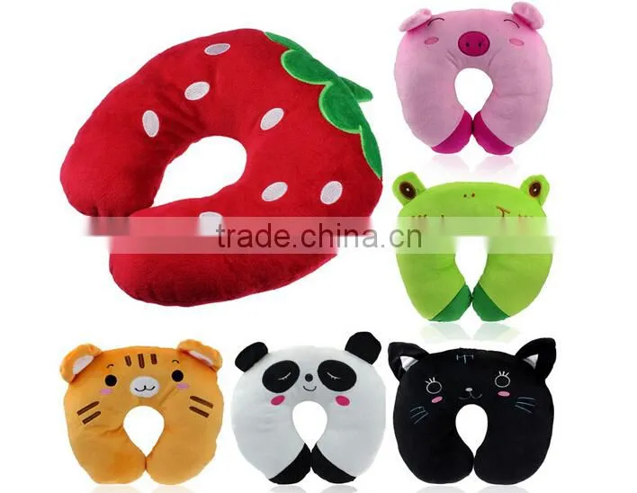 Cheap u shape cute travel neck pillow