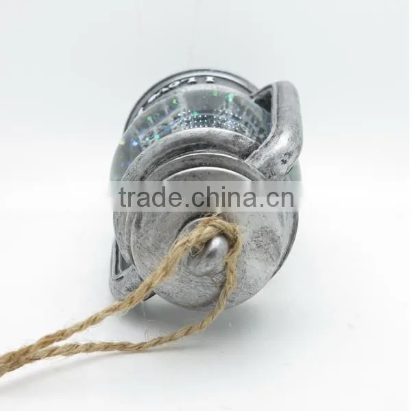 Fashion Decoration Building Waterglobe Lantern Resin Gift Items Low Cost