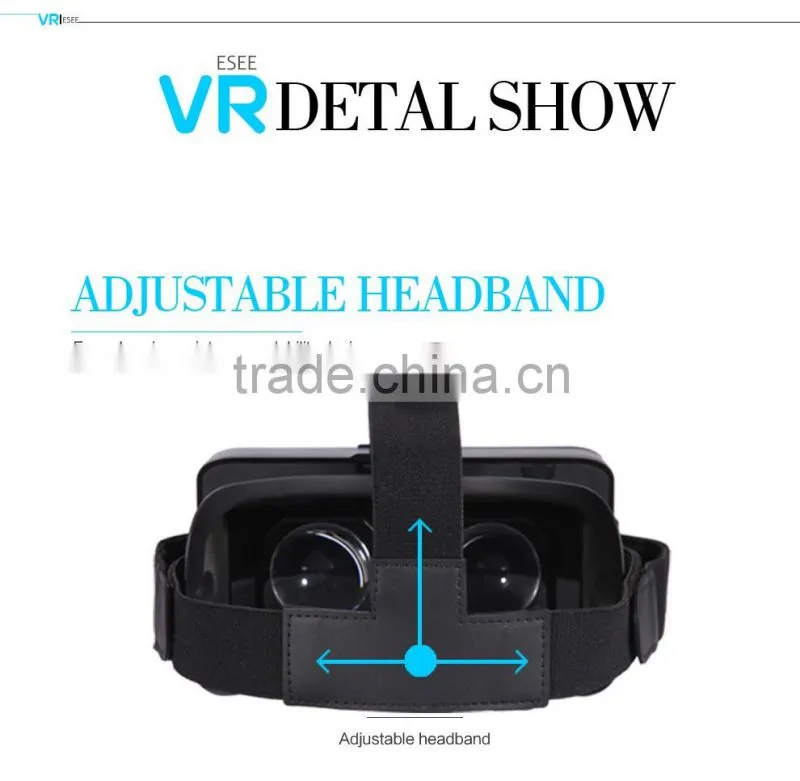 2016 Online New Product VR Case VR ESEE Virtual Reality Glasses Mini 3D Glasses Headset 360 HD Video Movie Game