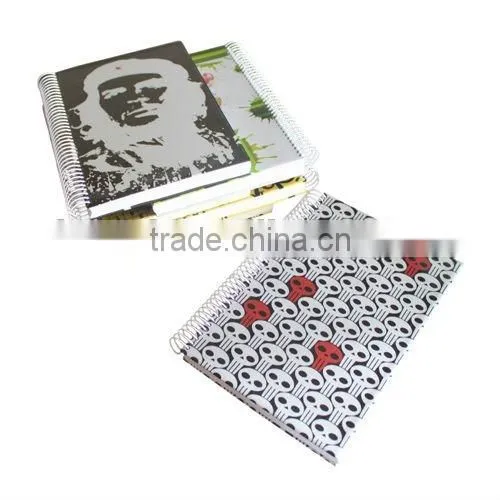 2015 plastic Cover Spiral Notebook Office Supply notebook for wholesaler