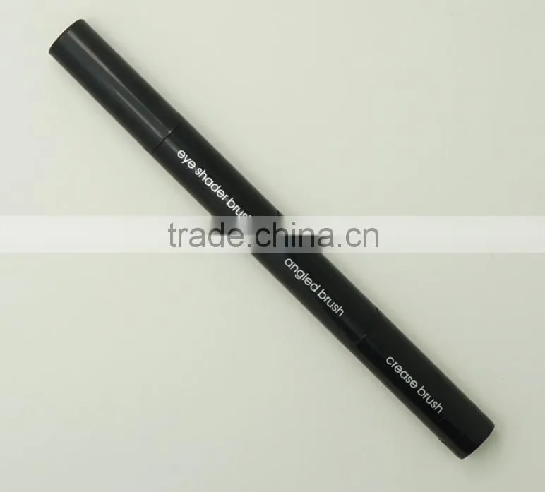 3pcs Stackable Makeup Set Plastic Handle Concealer Eyeshadow Brush