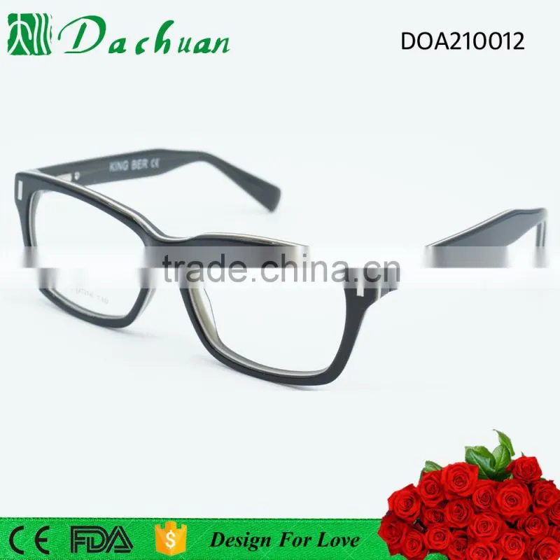 2016 new model acetate eyeglasses frames optical glass acetate glasses eyewear